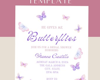 Butterflies Bridal Shower