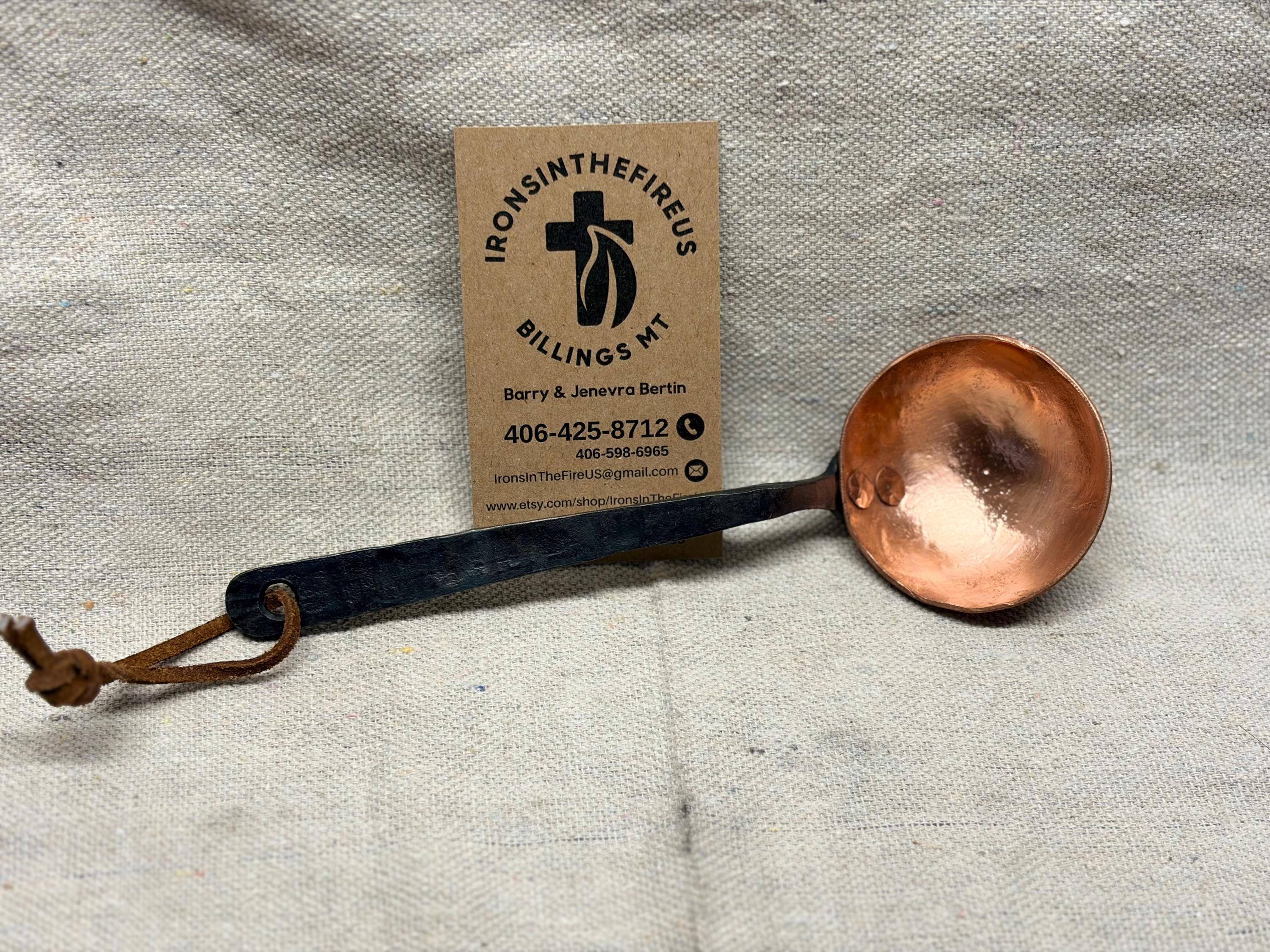 Solid Copper Zamac Serving Spoons Set – Gold Measuring Spoons For Coffee Tea Sugar – Turkish Copper Art Gallery
