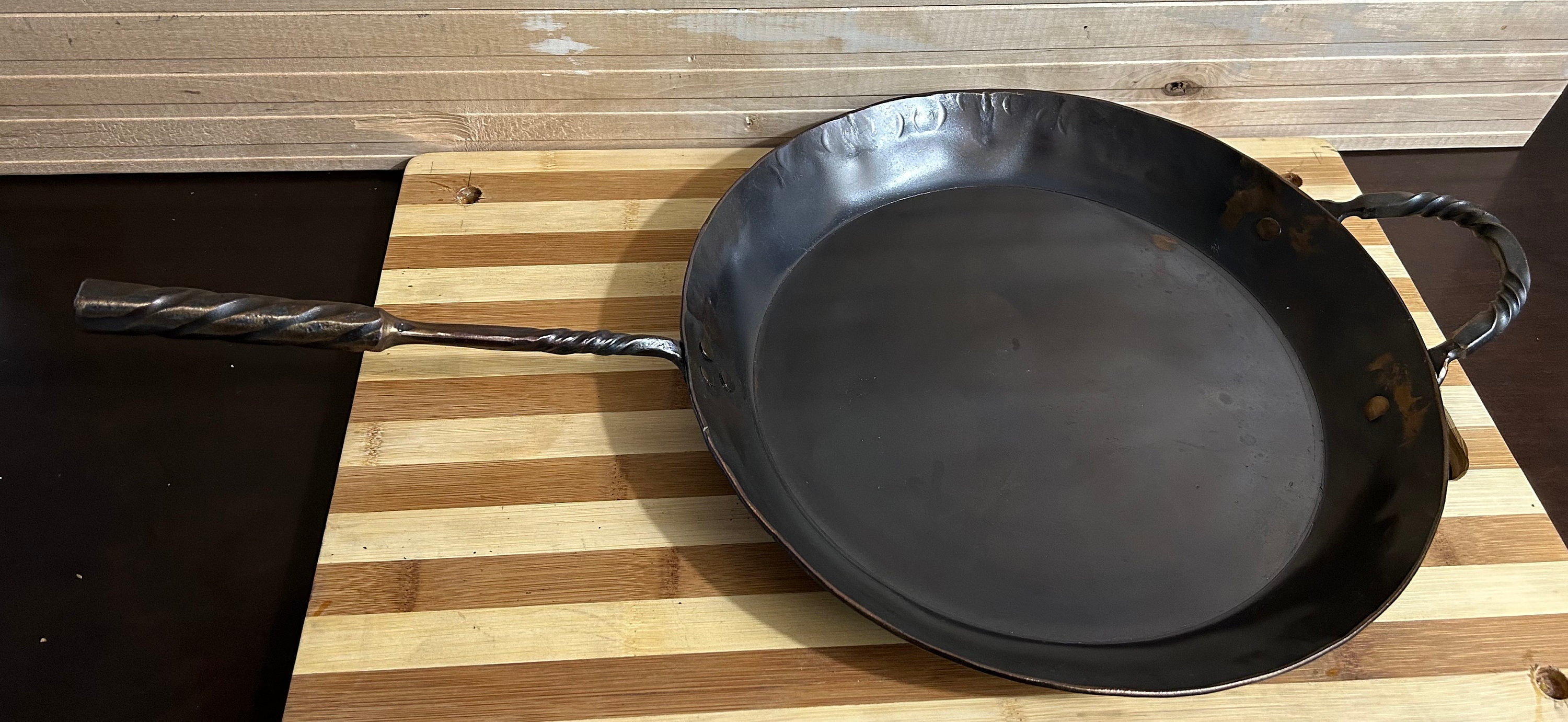 Forged Carbon Steel Skillet Set of 3 — Shira Forge
