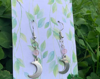 Witchy moon earrings | gifts for her | gothic | alternative |handmade | fairy core