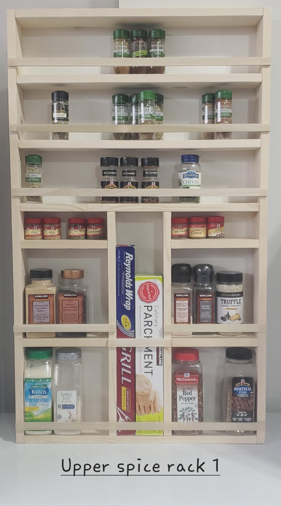 Spice rack behind pantry door hotsell