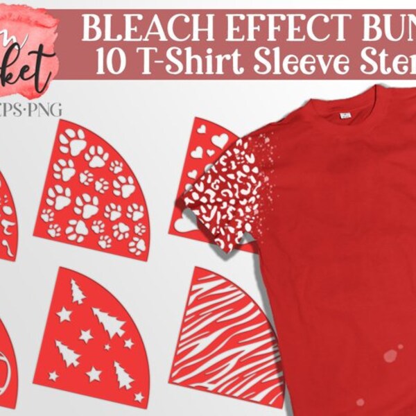 Stencils for Bleaching Shirts Etsy