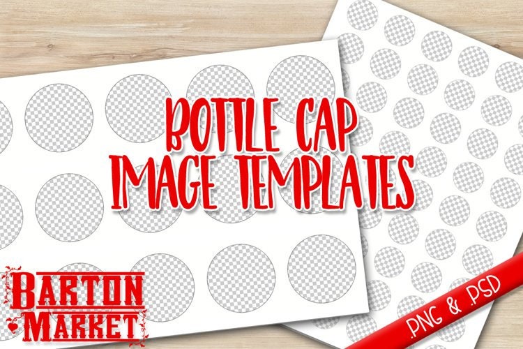 Bottle Cap Images Template A4 & 4x6 for Printables DIGITAL DOWNLOAD - Etsy
