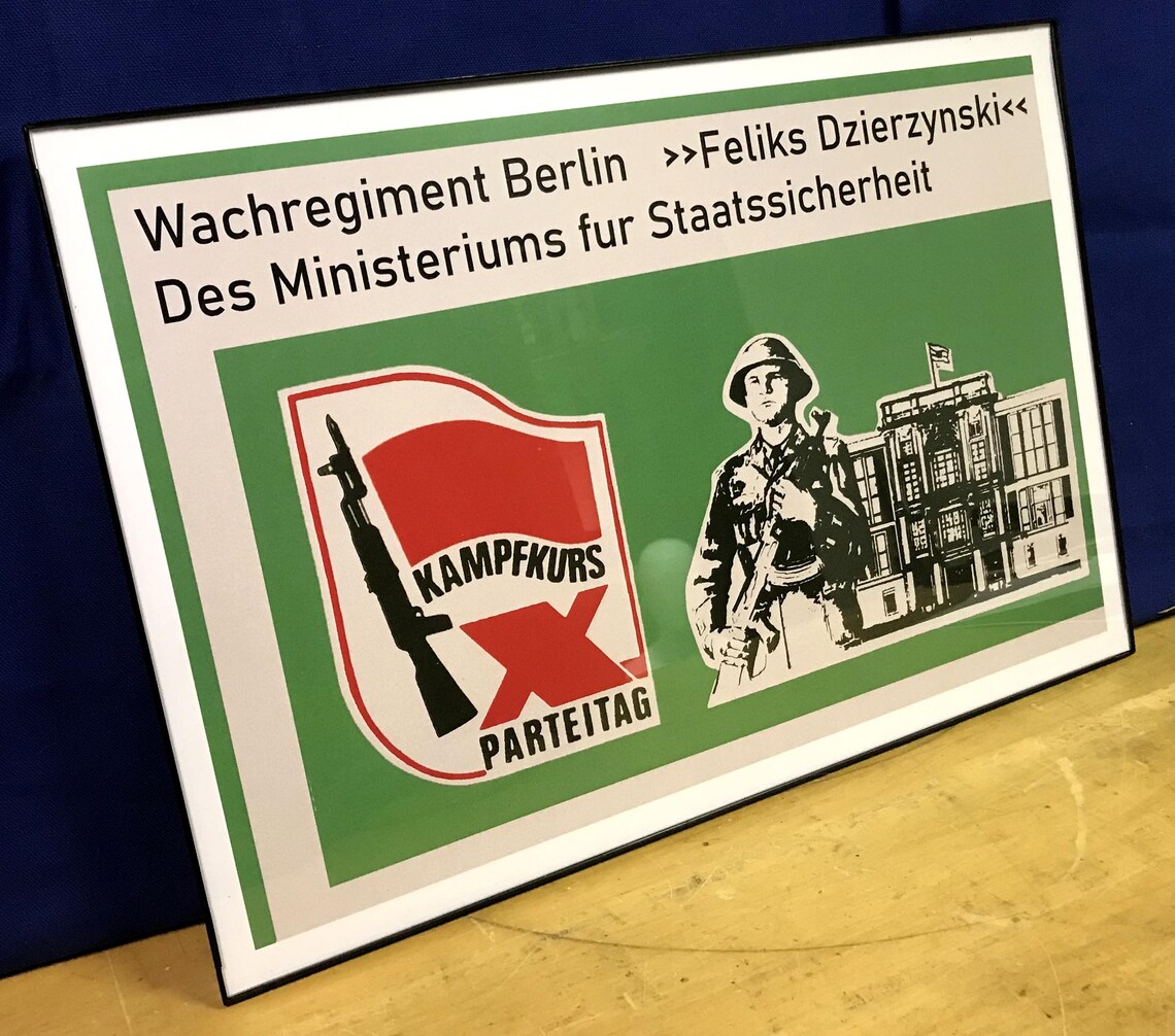 Commemorative Graphics East German Stasi Commemorative Poster Graphic - Etsy