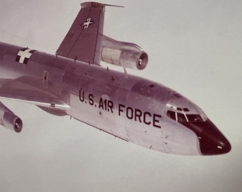 Large KC-135 Stratotanker vintage photo. 20"x 16