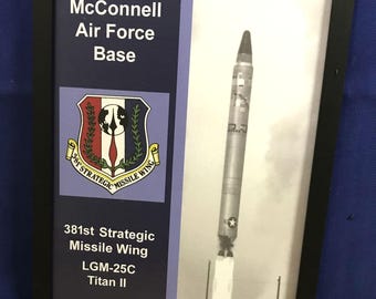 Gráfico de asa do míssil McConnell Titan II