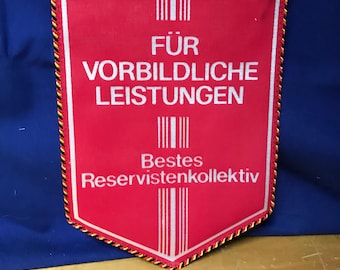 East German award banner