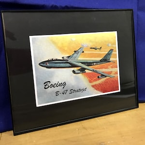 Framed Print of United States Cold War era B-47 Bomber