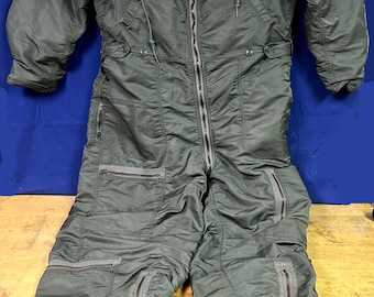 1960s XL  Long, insulated flight suit, U.S. Air Force- Cold War Era