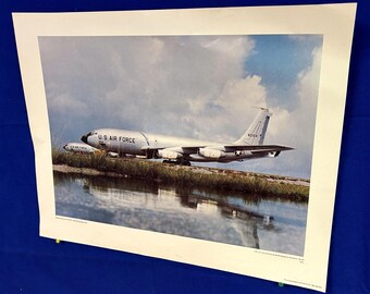 KC-135 Stratotanker vintage poster