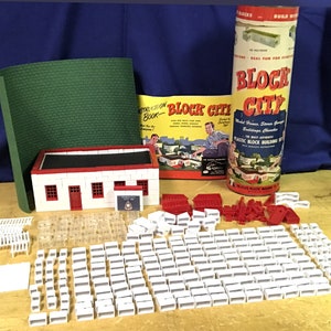 1950s Cold War Building Toy, cement block. Build your own fallout shelter!