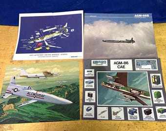 Cold War nuclear missile for B-52 promotional material set