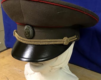 Large Soviet Officers hat from the Cold War
