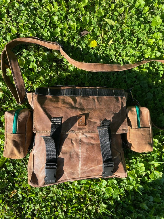 Waxed Canvas Haversack Etsy