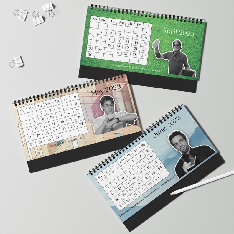 The Office Themed Desk Calendar Quotes 2023 Enjoy the Etsy