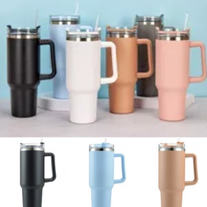 40OZ TRAVEL TUMBLER WITH HANDLE  Tumbler, Tumblers with lids, Stainless  steel tumblers