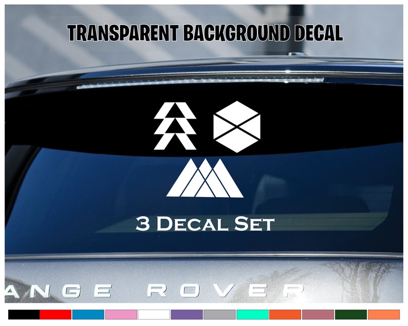 Destiny Decal Class Set Destiny Titan Destiny Sticker Etsy
