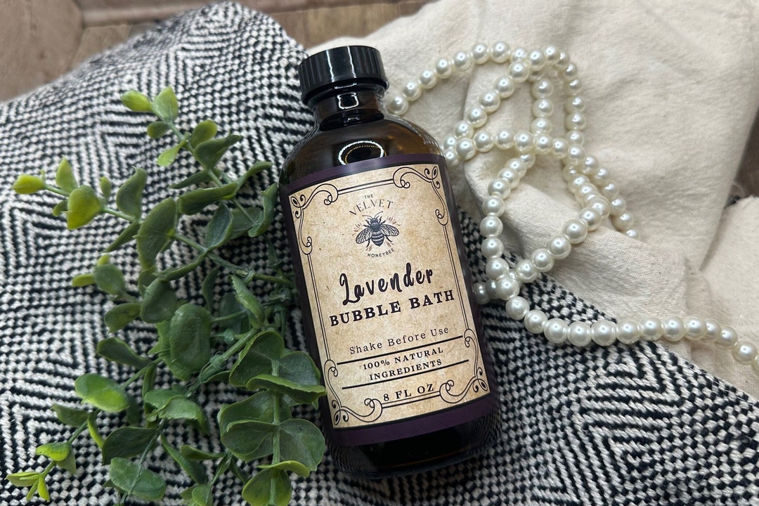 Lavender Bubble Bath, Lavender Essential Oil - Etsy