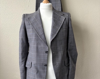 Vintage 70s Men's Levi's Action Suit Sta-prest Blue Suit