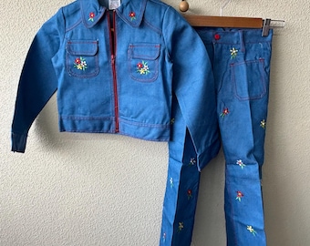 70s Vintage Deadstock Cuckoo Jacket and Trousers Set