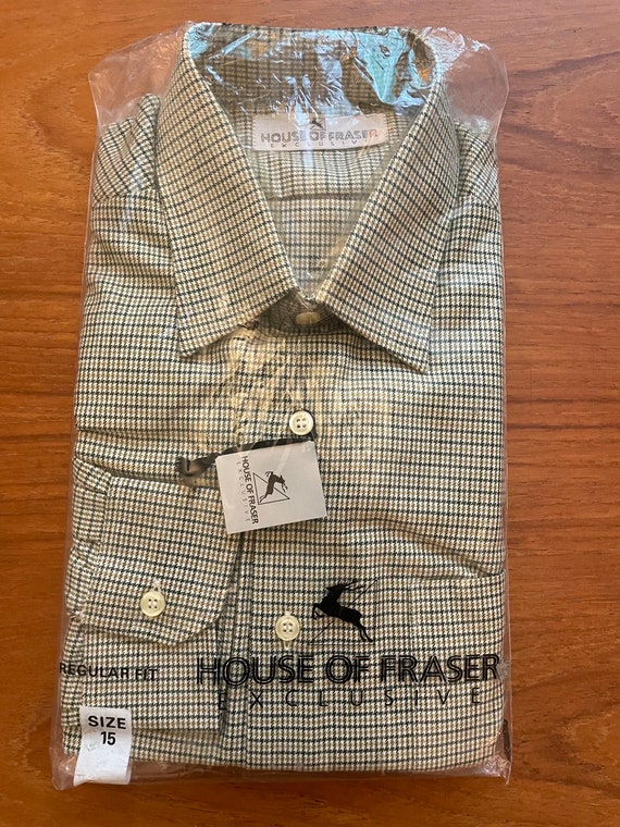 Vintage Deadstock 80s House of Fraser Shirt Etsy UK