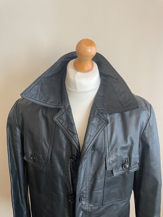 Vintage 70s Leather Jacket - image 6