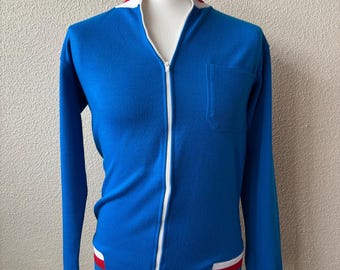 70s Vintage Track Top - Etsy