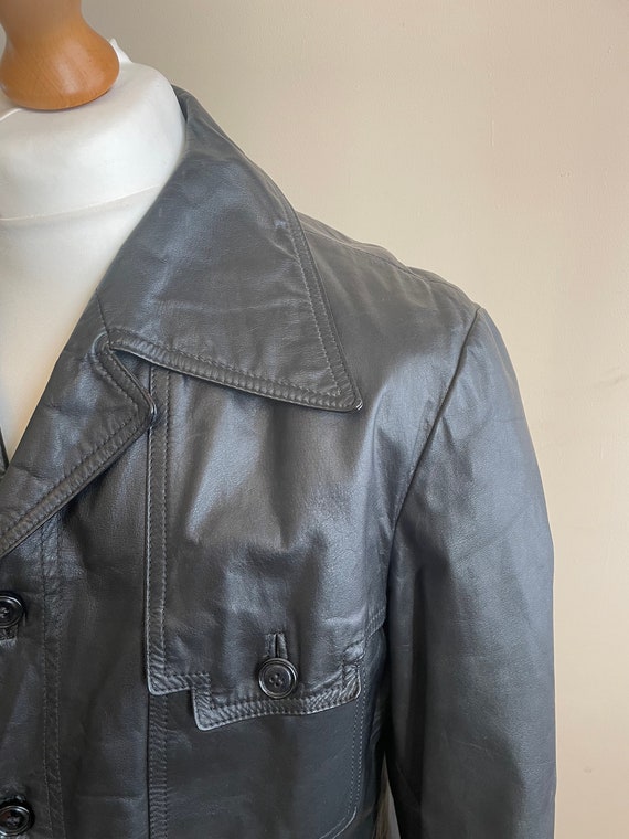 Vintage 70s Leather Jacket - image 3