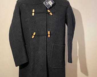 ジャケット・アウター 1950's Vintage  Navy Duffle Coat 1940s True Vintage Mens Navy Blue Wool Mackintosh Duffle Overcoat