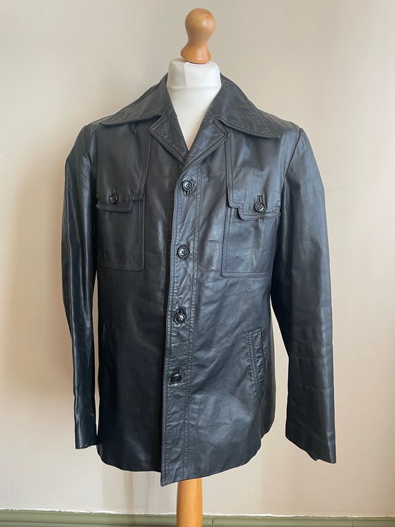 Vintage 70s Leather Jacket - image 1