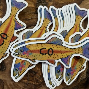 CO Fishing Stickers