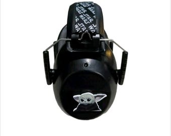 Baby Yoda Grogu inspired ear defenders, autism, additional needs, neurodiverse, anxiety ASD star wars