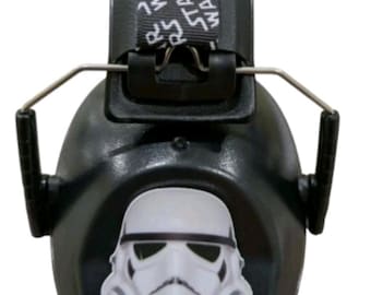 Storm Trooper inspired ear defenders, autism, additional needs, neurodiverse, anxiety ASD