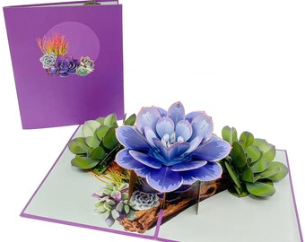 Flower 3D Pop Up Card: Pop up Flower Card