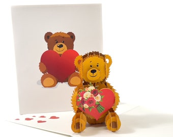 Love 3D Pop Up Card: Pop up Love Card
