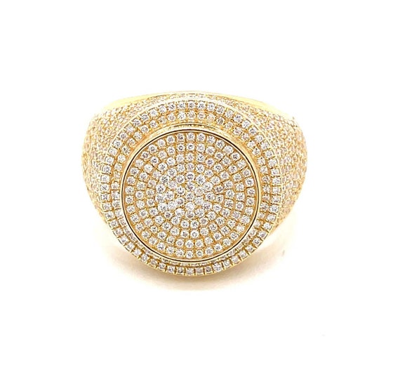 Statement mens diamond pinky rings discount