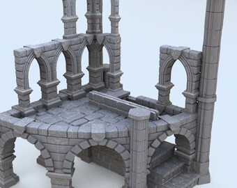 Frostguard Ruins 8 Wargame Terrain 3D Printed in 28mm Ideal for ...