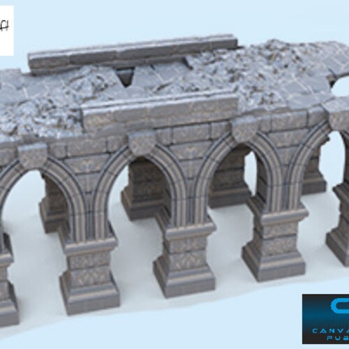 Frostguard Ruins 8 Wargame Terrain 3D Printed in 28mm Ideal - Etsy