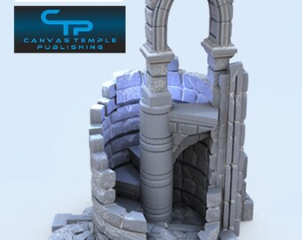 Frostguard Ruins 4 Wargame Terrain 3D Printed in 28mm Ideal for ...