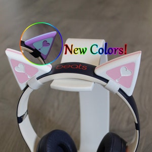 Attachable Cat Ears for Headphones - Hearth Shaped