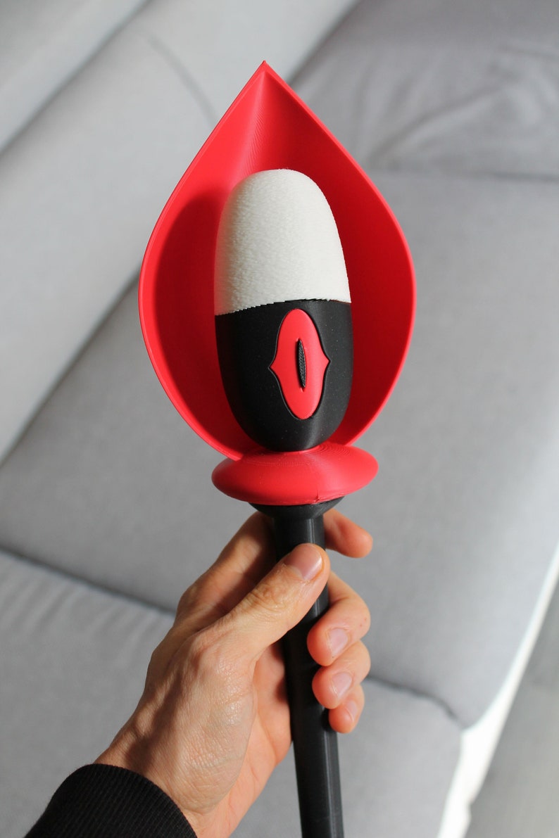 Staffa Portatile Alastor Dell'hazbin Hotel per Cosplay - Etsy Australia