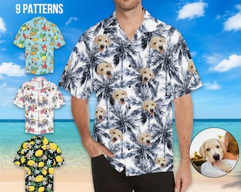 Personalized Dog Face Hawaiian Shirt: Custom Photo Pet Shirt