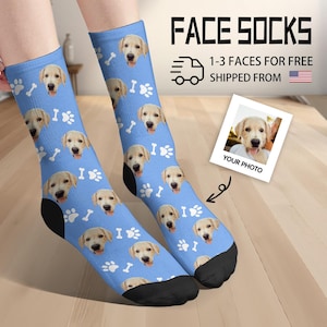 Chaussette personnalisé animaux deals