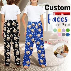 Custom Photo Pajama Pants: Personalized Kid&#39;s Polyester Sleepwear