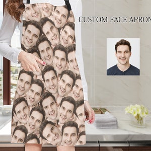 Custom Face Photo Apron: Personalized Cooking Gift