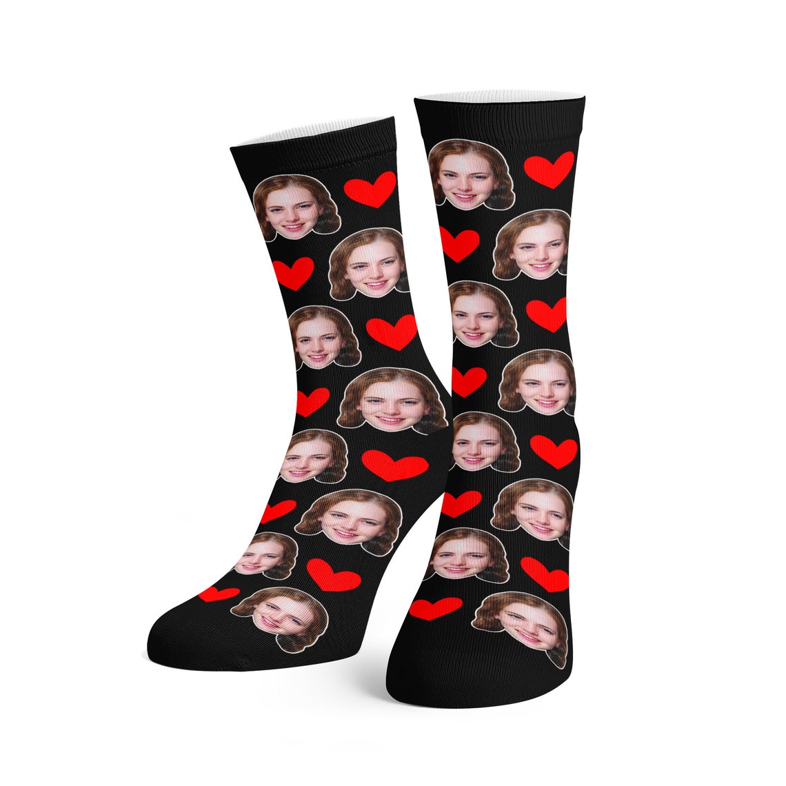 Custom Face Socks Photo Personalized Socks Faces on Socks Etsy