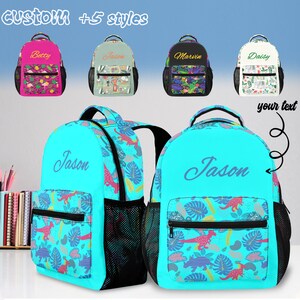 Sac à dos personnalisé avec nom Cartable personnalisé pour enfant Cadeaux personnalisés pour la rentrée des classes Sac à dos personnalisé avec nom Joli sac personnalisé Cadeau pour enfant