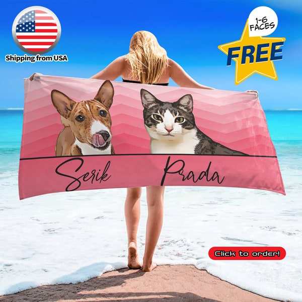 Custom Made Beach Towel Etsy