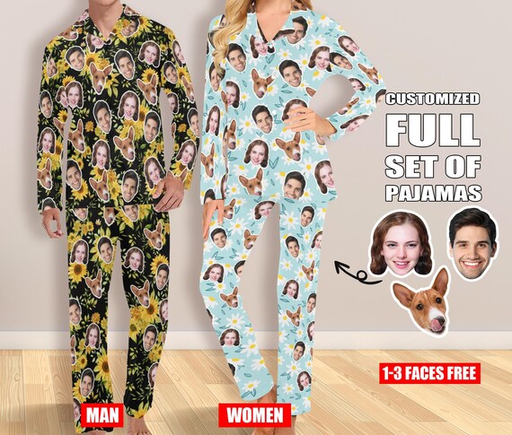 Custom pajamas for adults sale