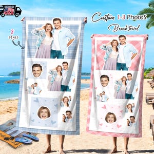 Custom Photo Beach Towel: Personalized Vacation Gift